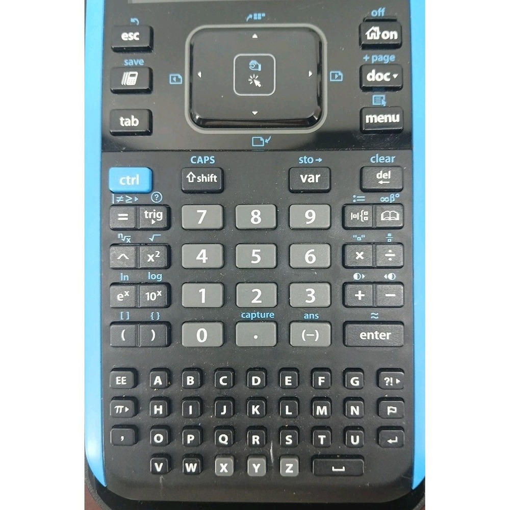 Texas Instruments TI-Nspire CX II Graphing Calculator - Blue With Charging Cord - Picture 3 of 5